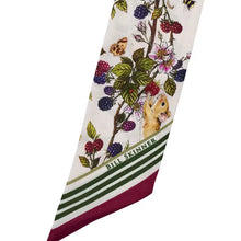 Load image into Gallery viewer, Blackberry & Mouse Twilly Scarf - Bill Skinner Studio
