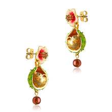 Load image into Gallery viewer, Conker Mouse Earrings - Bill Skinner Studio