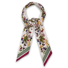 Load image into Gallery viewer, Blackberry & Mouse Twilly Scarf - Bill Skinner Studio
