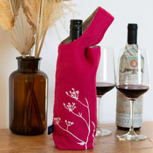 Load image into Gallery viewer, Linen Bottle Bag - Helen Round