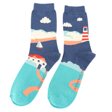Load image into Gallery viewer, Bamboo Socks - Mr Heron / Mr Sparrow