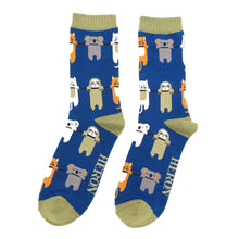 Load image into Gallery viewer, Bamboo Socks - Mr Heron / Mr Sparrow