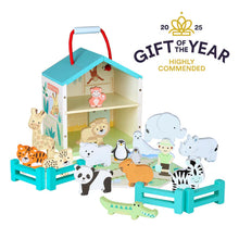 Load image into Gallery viewer, Zoo Play Set - Orange Tree Toys