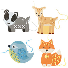 Load image into Gallery viewer, Woodland Stitching Kit - Orange Tree Toys