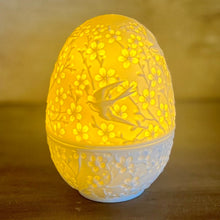 Load image into Gallery viewer, Porcelain Egg Shaped Tealight Holder