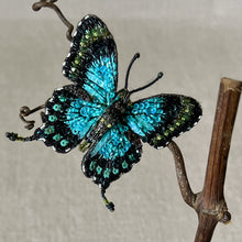 Load image into Gallery viewer, Embroidered Butterfly / Moth Brooch - Trovelore