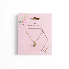 Load image into Gallery viewer, Enamel Bee Necklace - Bill Skinner Studio