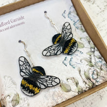 Load image into Gallery viewer, Bumble bee earrings - Vikki Lafford Garside
