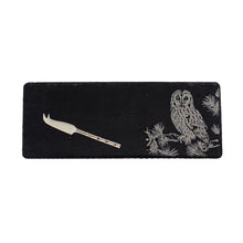 Load image into Gallery viewer, Mini slate engraved cheeseboard & knife