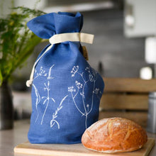 Load image into Gallery viewer, Linen Bread Bag - Helen Round