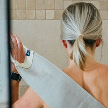 Load image into Gallery viewer, Reusable Linen & Cotton Back Scrubber