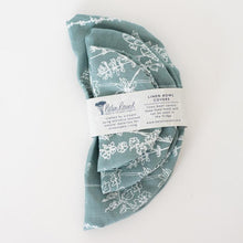 Load image into Gallery viewer, Reusable linen bowl covers, set of 3 - Helen Round