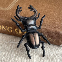 Load image into Gallery viewer, Beetles, bugs and spider brooches - Vikki Lafford Garside