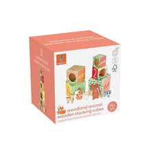 Load image into Gallery viewer, Woodland Stacking Cubes - Orange Tree Toys