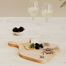 Load image into Gallery viewer, Etched bee oak hanging paddle - Selbrae House