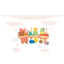 Load image into Gallery viewer, Woodland Puzzle Train - Orange Tree Toys