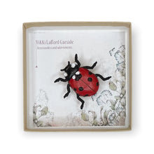 Load image into Gallery viewer, Beetles, bugs and spider brooches - Vikki Lafford Garside