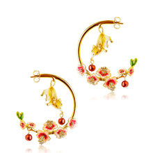 Load image into Gallery viewer, Conker Mouse Earrings - Bill Skinner Studio