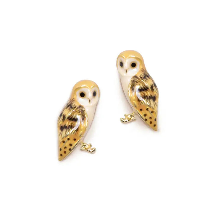 Owl Studs - Bill Skinner Studio