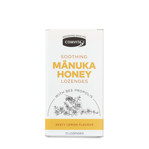 Manuka Honey & Propolis Lemon Lozenges - Comvita