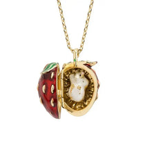 Load image into Gallery viewer, Strawberry &amp; Mouse Locket - Bill Skinner Studio
