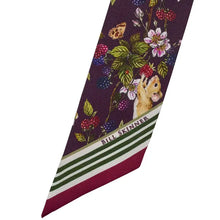 Load image into Gallery viewer, Blackberry &amp; Mouse Twilly Scarf - Bill Skinner Studio
