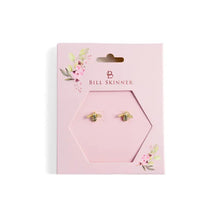 Load image into Gallery viewer, Enamel Bee Studs - Bill Skinner Studio
