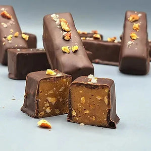 Pecan Honey Caramel Bars, box of 2 - B Chocolates