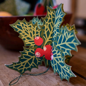 Festive Foliage Paper Ornaments - East End Press