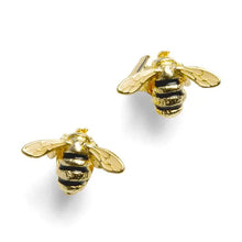 Load image into Gallery viewer, Enamel Bee Studs - Bill Skinner Studio
