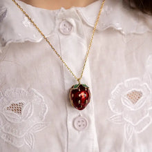Load image into Gallery viewer, Strawberry &amp; Mouse Locket - Bill Skinner Studio
