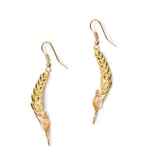 Load image into Gallery viewer, Harvest Mouse and Corn Earrings - Bill Skinner Studio
