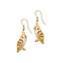 Load image into Gallery viewer, Owl Studs / Drop Earrings - Bill Skinner Studio
