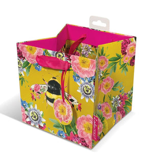 Botanical Bee Square Gift Bag - Lola Design