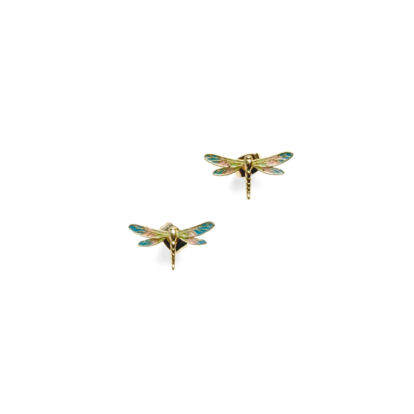 Enamel Dragonfly Studs - Bill Skinner Studio