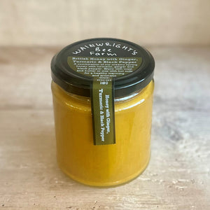 British Honey with Ginger, Turmeric & Black Pepper - Wainwright's Bee Farm