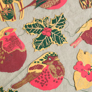 Hand Printed Garland - East End Press
