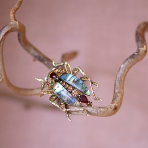 Bejewelled Insect Brooches - Bill Skinner Studio