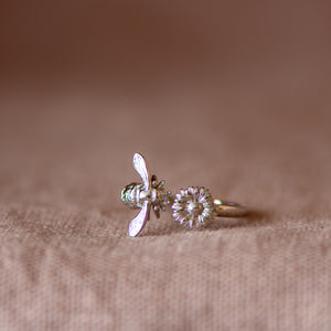 Bee and Daisy Open Ring - Bill Skinner Studio