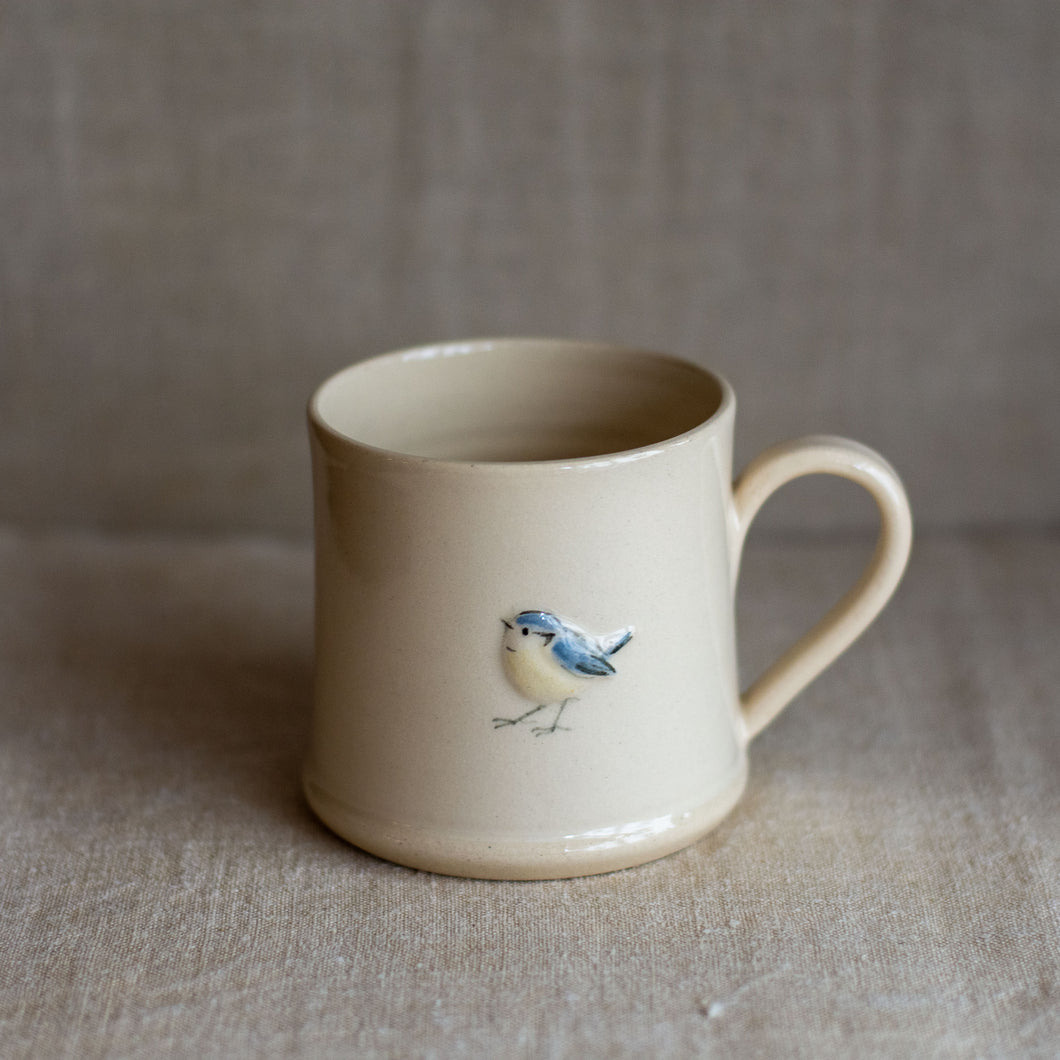 Hogben Pottery Mug - Blue Tit