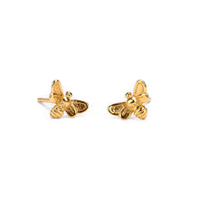 Load image into Gallery viewer, Miniature Bee Stud Earrings - Henryka
