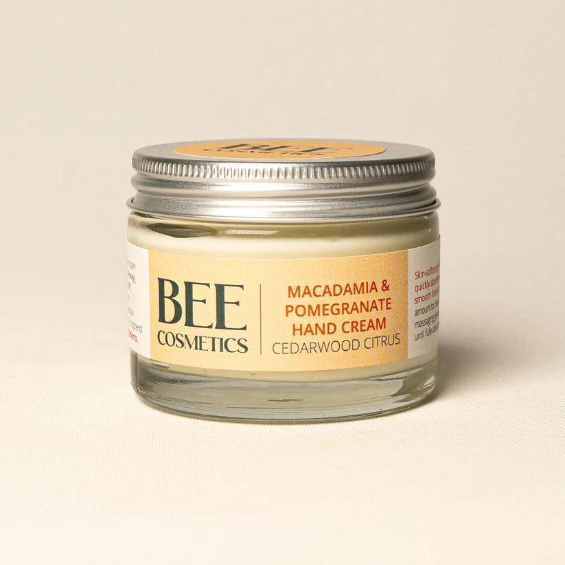 Macadamia & Pomegranate Hand Cream - Bee Cosmetics