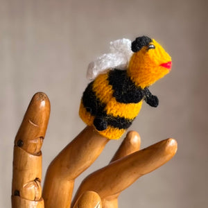 Hand Knitted Finger Puppet