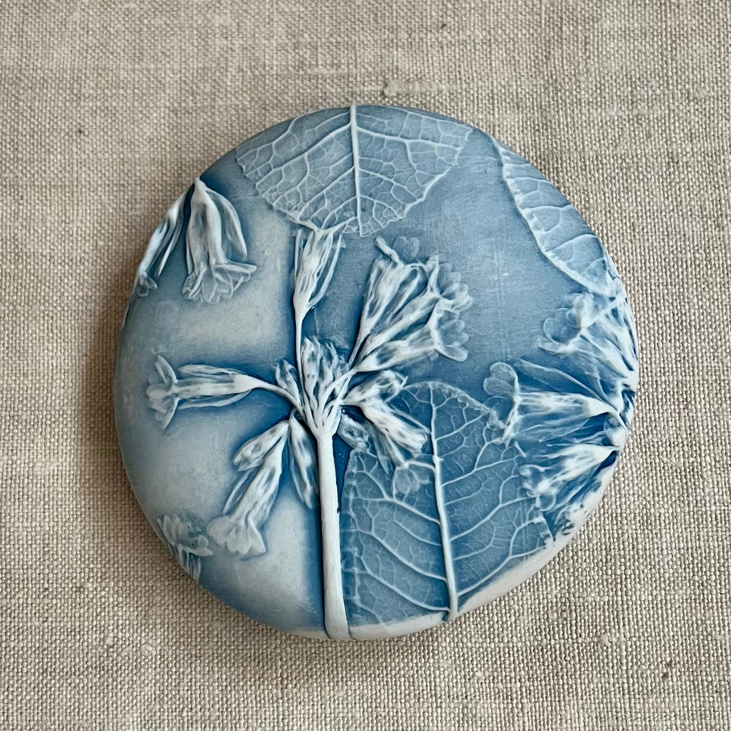 Porcelain textured pebble - Clare Mahoney Ceramics