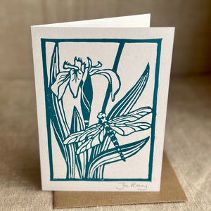 Hand Printed Linocut Greetings Cards - Jo Ray