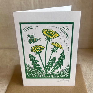 Hand Printed Linocut Greetings Cards - Jo Ray