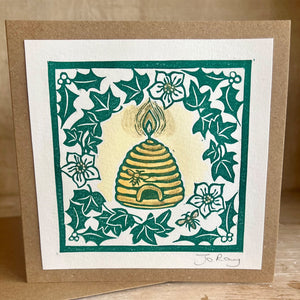 Hand Printed Linocut Greetings Cards - Jo Ray