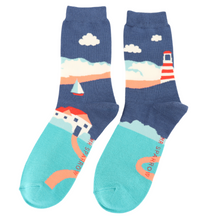 Load image into Gallery viewer, Bamboo Socks - Mr Heron / Mr Sparrow
