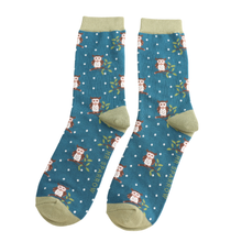 Load image into Gallery viewer, Bamboo Socks - Mr Heron / Mr Sparrow

