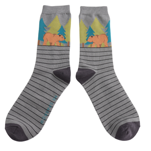 Bamboo Socks - Mr Heron / Mr Sparrow